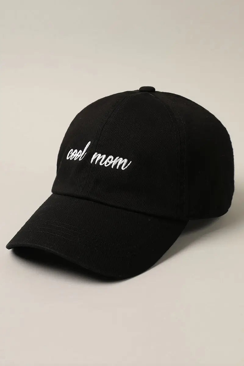 Cool Mom embroidered baseball hat