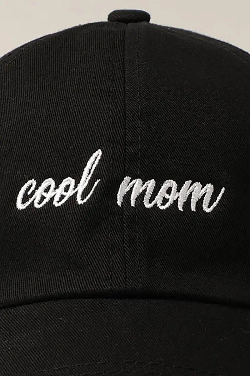 Cool Mom embroidered baseball hat