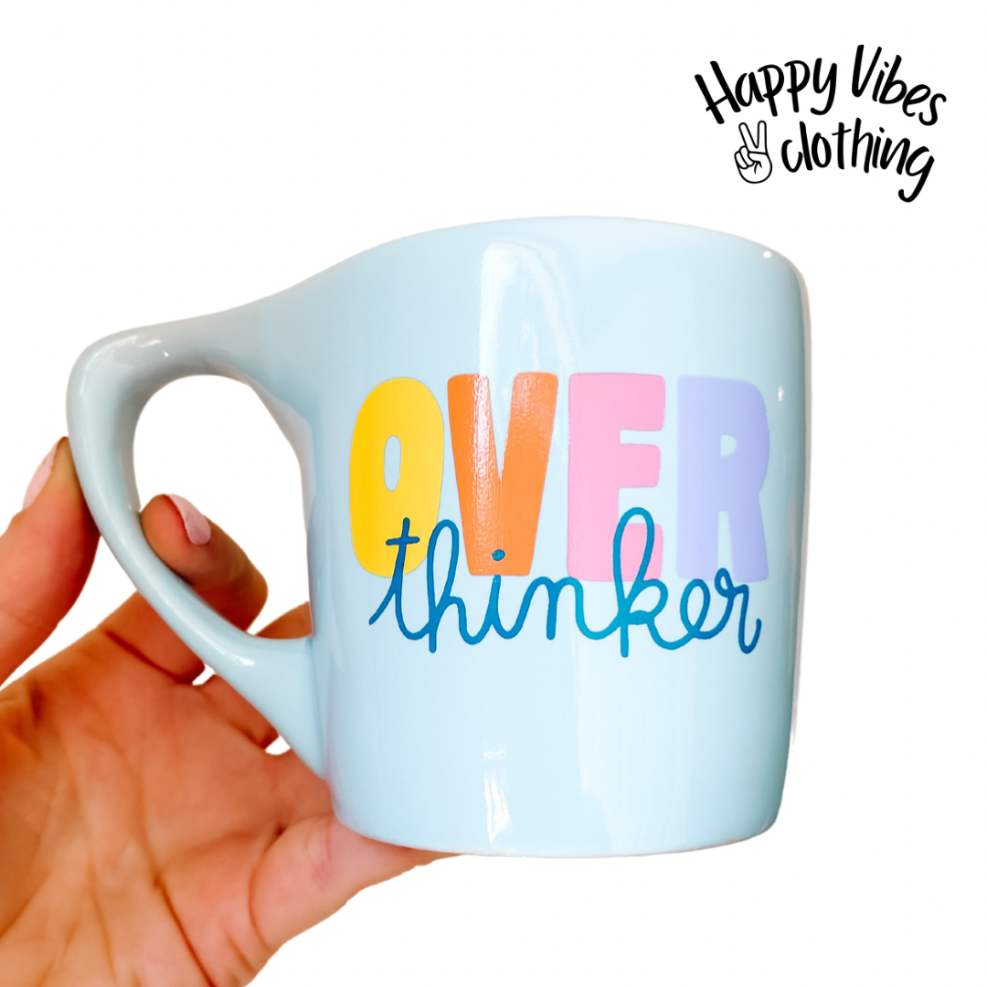 Overthinker funny coffee mug - Ceramic mug gift